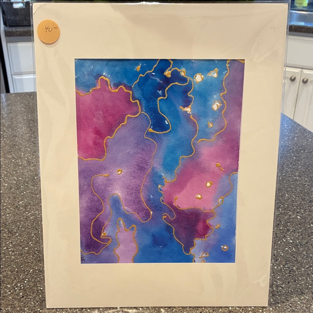 Abstract Watercolor Original Artwork